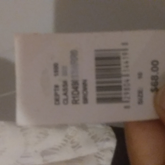 Rabbit rabbit rabbit Designs dress size 10 with white, blue, and dark brown hues - Picture 5 of 5